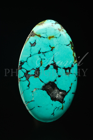 2009-01-0074 Turquoise; 28x48 mm; China. 49er Minerals.